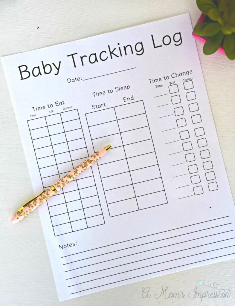 Free Daily Baby Log