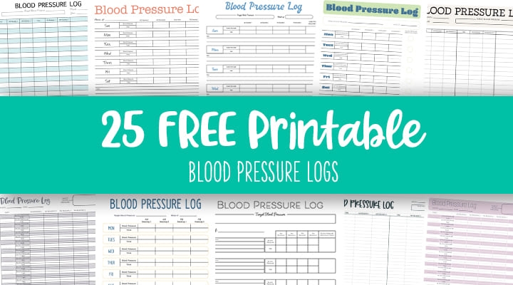 Free Printable Blood Pressure Log Sheets Free Printables Hub