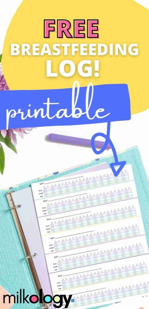 Free Printable Breastfeeding Log Milkology 
