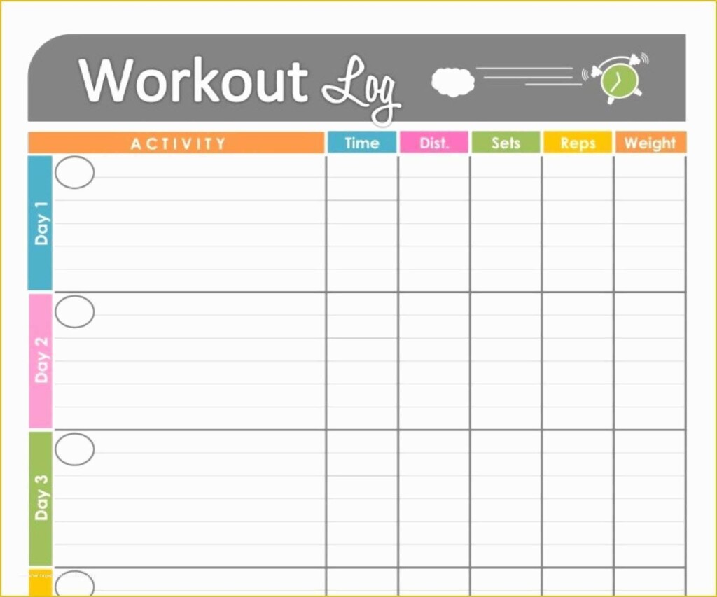 Free Printable Log Schedule Template