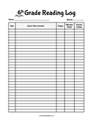 Free Reading Logs To Print PDF Daisy Paper