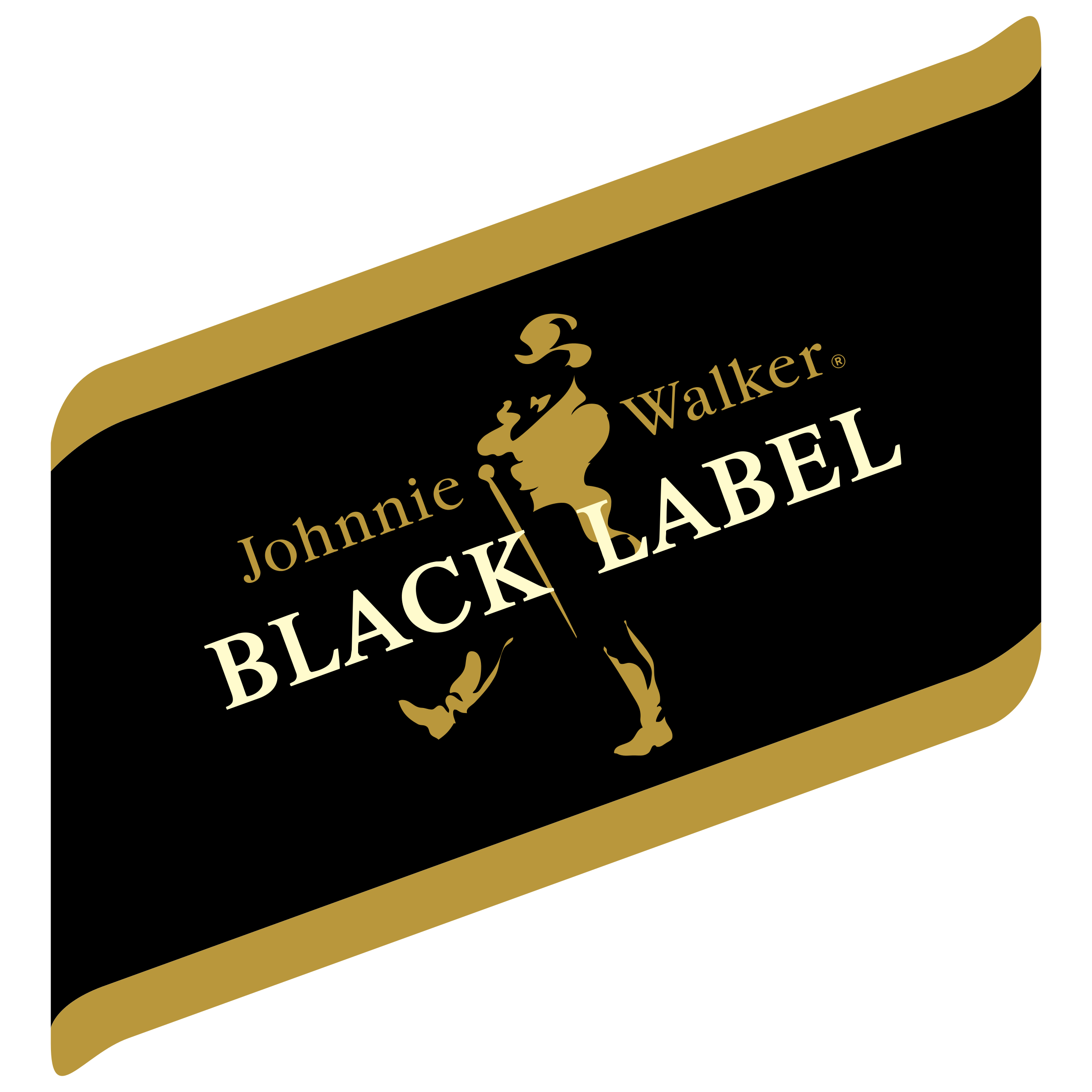 Johnnie Walker Black Label Logo PNG Transparent SVG Vector Freebie