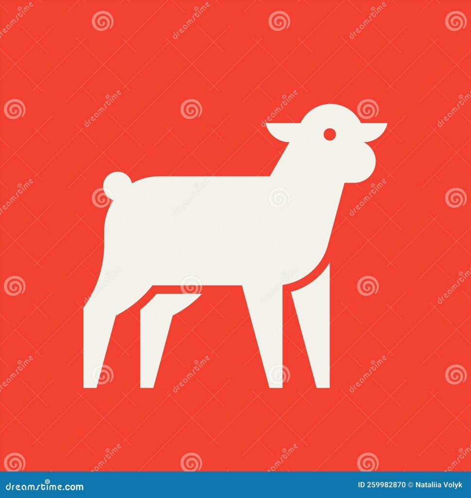 Lamb Logo Stock Vector Illustration Of Vector Natural 259982870