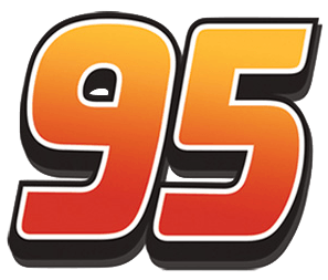 Lightning McQueen 95 Logo LogoDix
