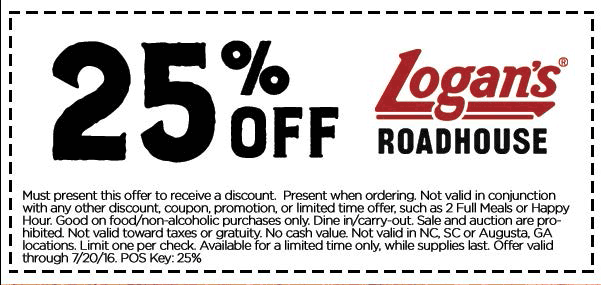 Logans Roadhouse May 2021 Coupons And Promo Codes 
