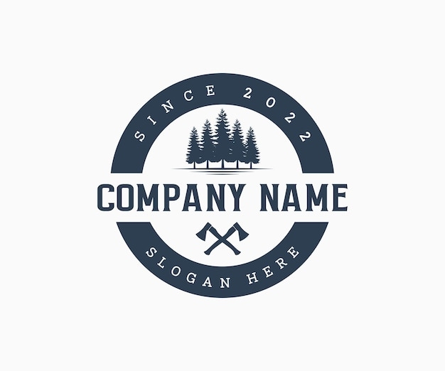 Logging Company Logo