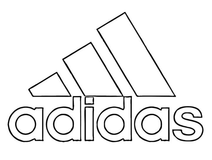 Logo Adidas Free Printable Coloring Pages Adidas Coloring Pages