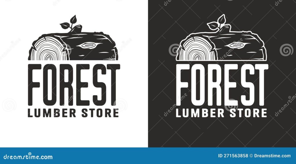 Logo For A Lumber Company Vintage And Retro Logos Classic And Simple 