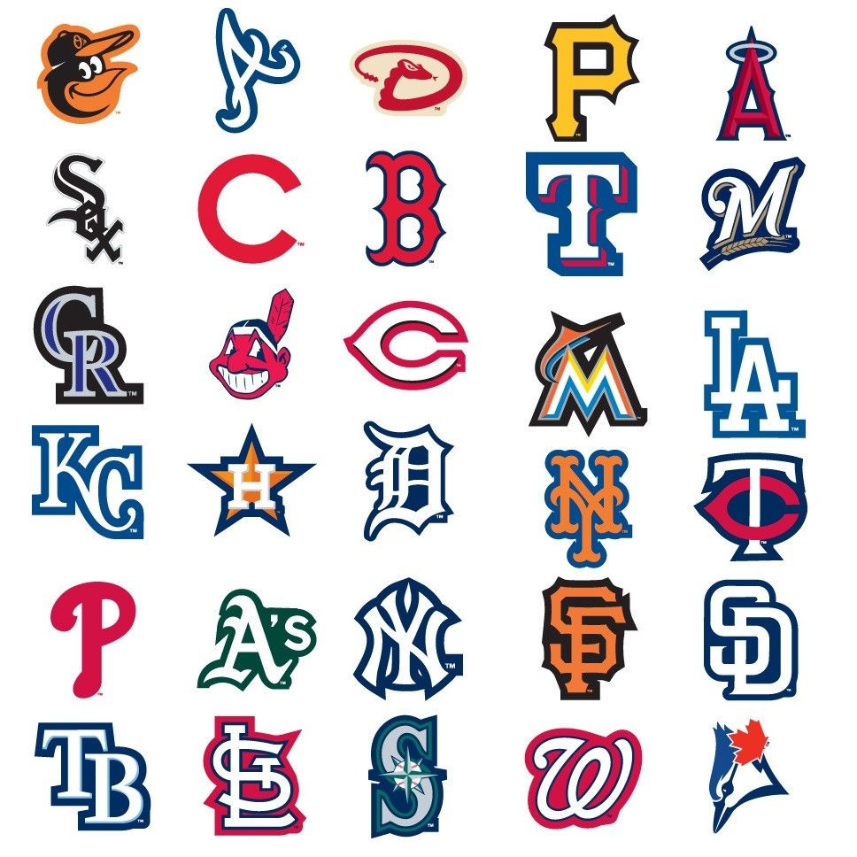 Major League Baseball Team Logos Printable