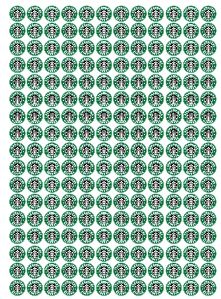 Mini Printable Starbucks Logo LogoDix
