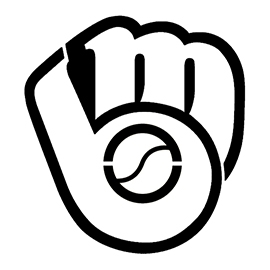 MLB Milwaukee Brewers Logo Stencil Free Stencil Gallery