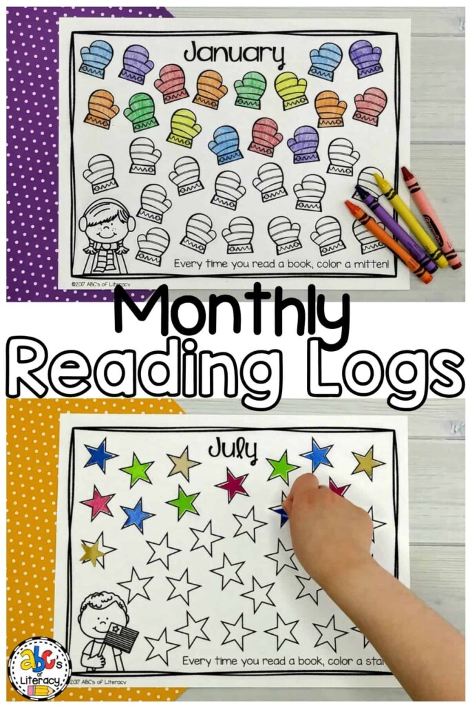 Monthly Reading Log Printable