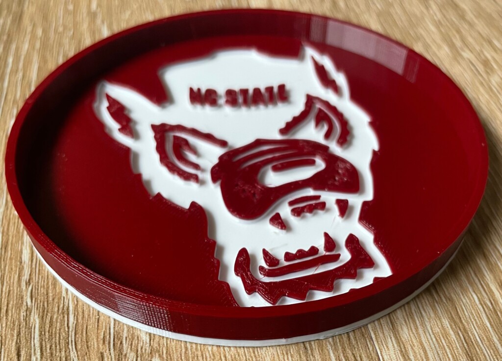 NC State Coasters By Ntilley905 Download Free STL Model Printables