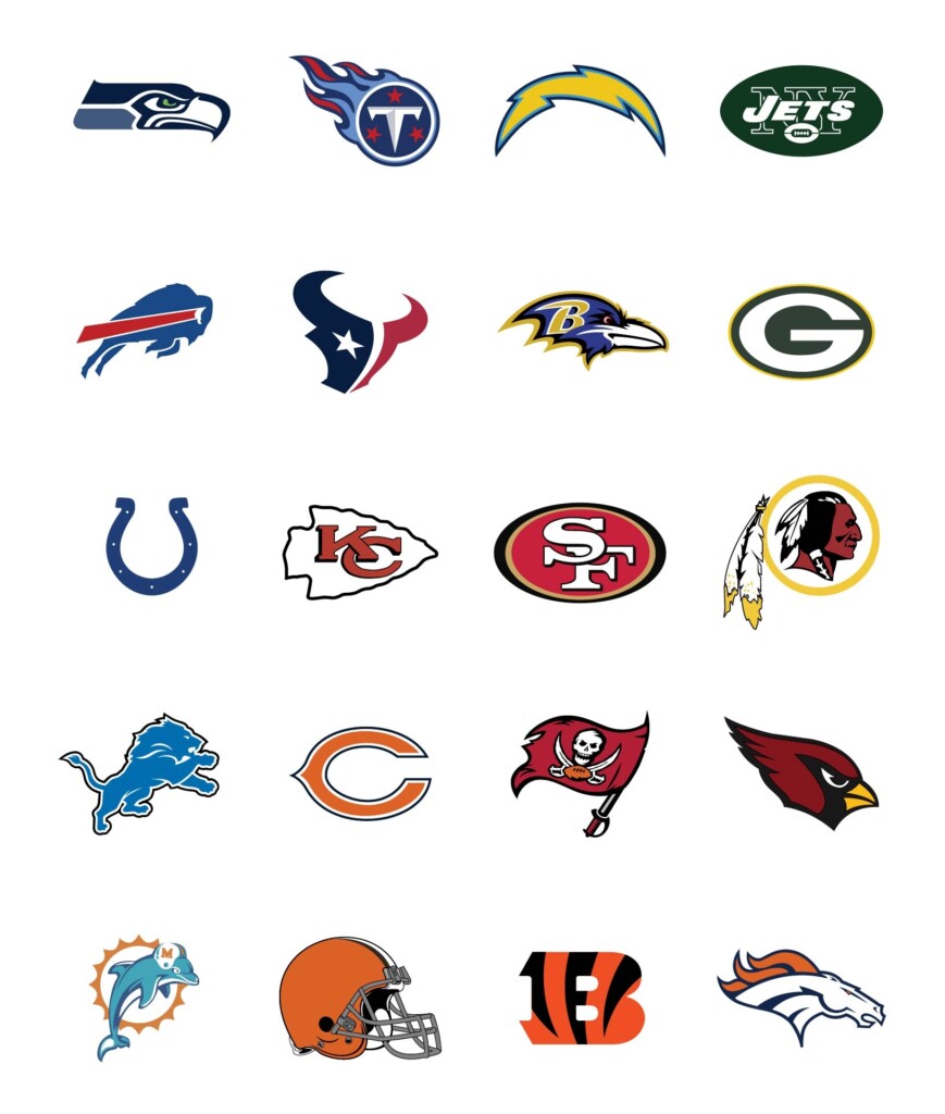 NFL Emblems 10 Free PDF Printables Printablee