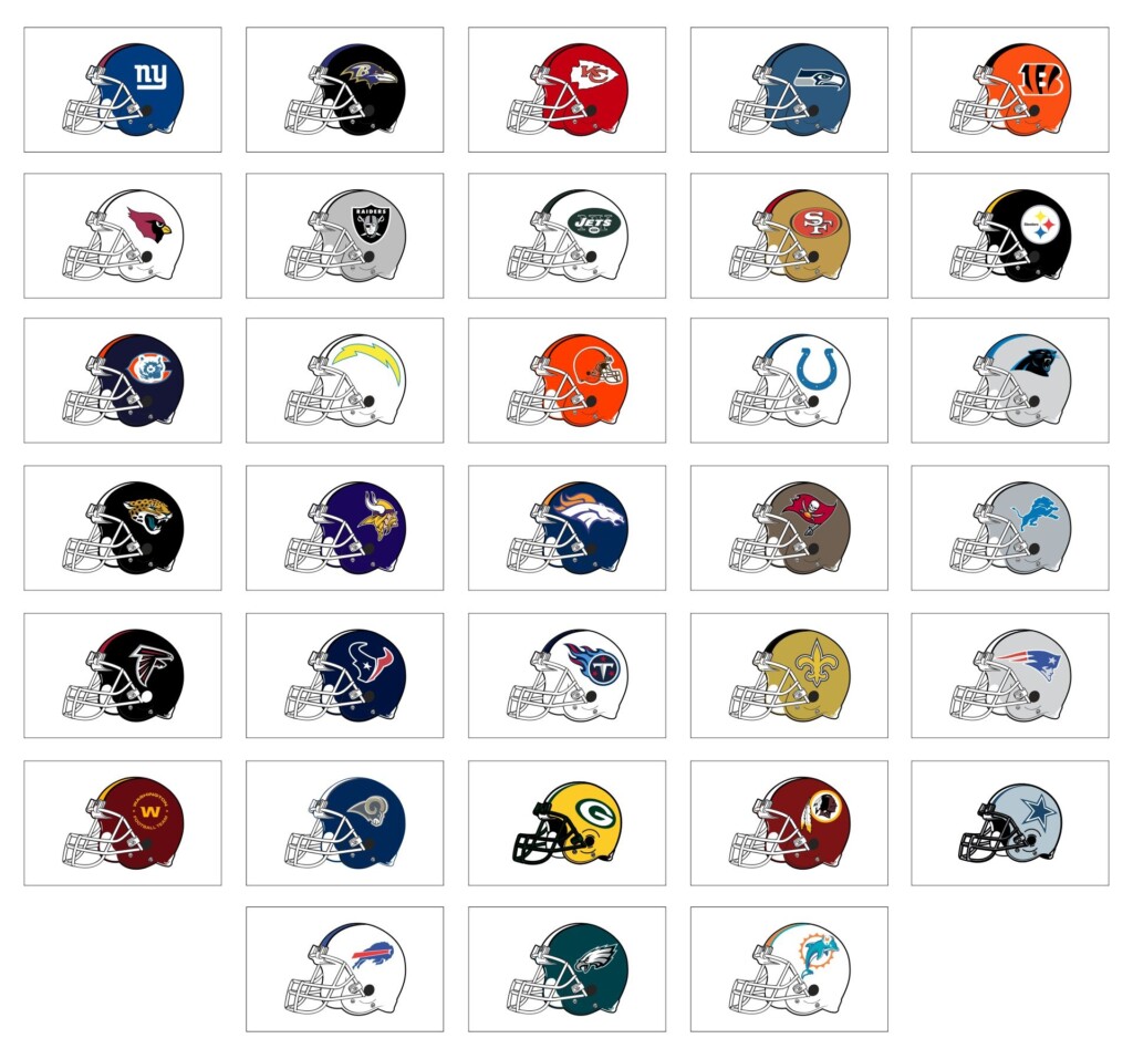 NFL Football Logos 10 Free PDF Printables Printablee