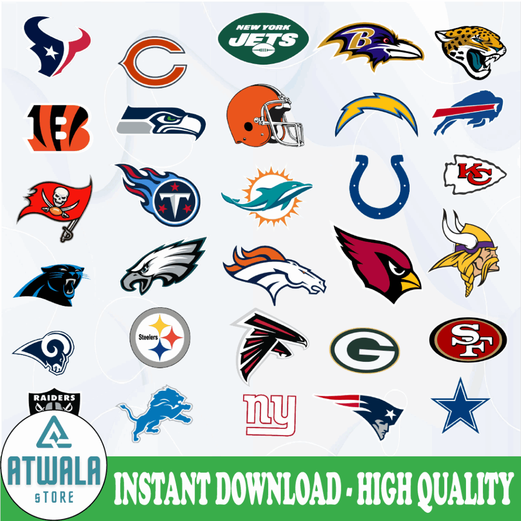 Nfl Football Team Logos Clip Art
