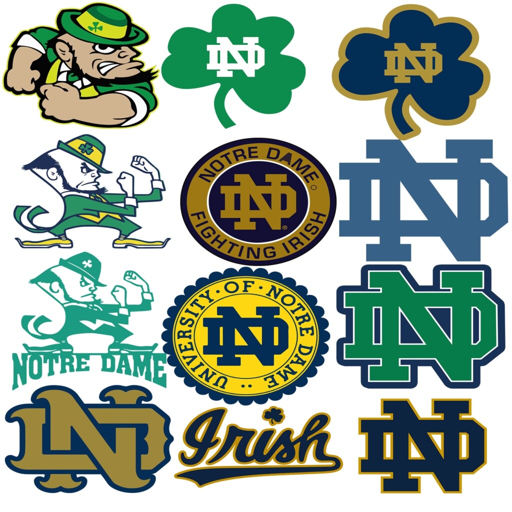 Notre Dame Svg Notre Dame Logo NCAA Fighting Irish Svg Svg Png Dxf 
