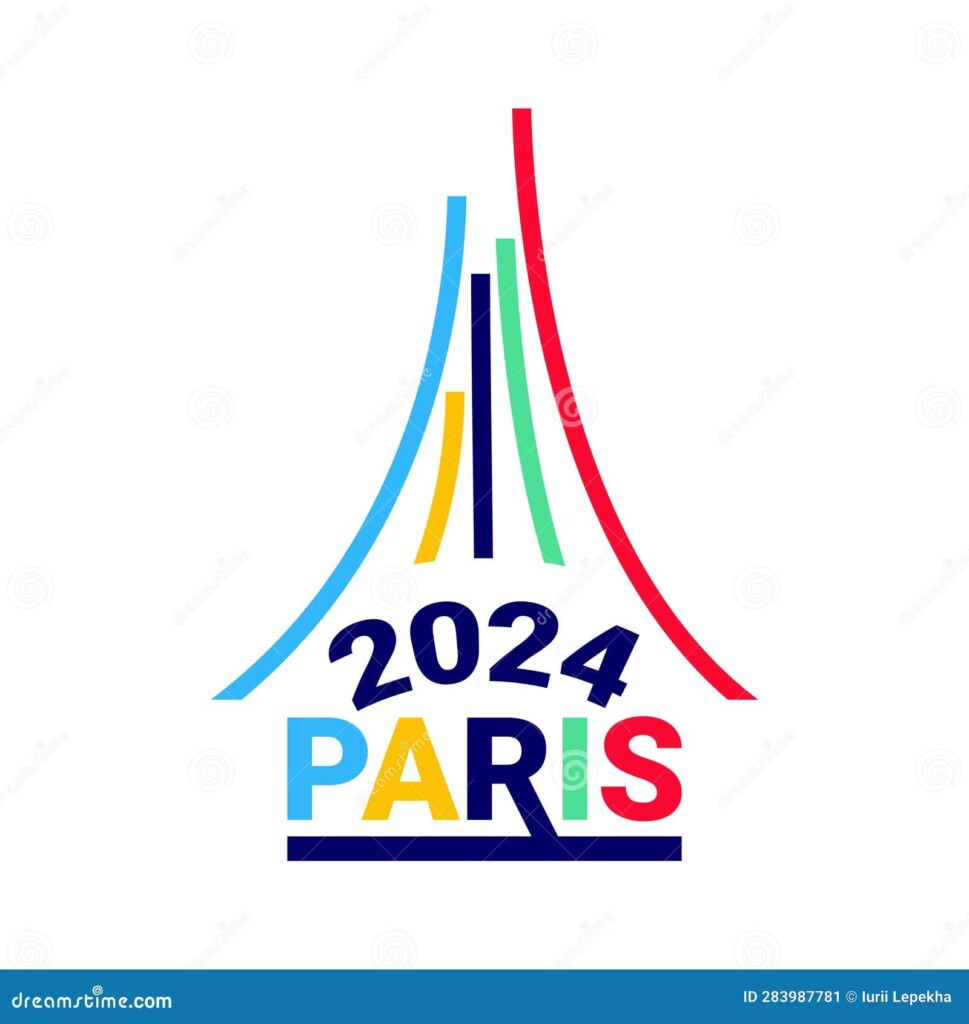 Paris 2024 Logo Design Afton Martelle