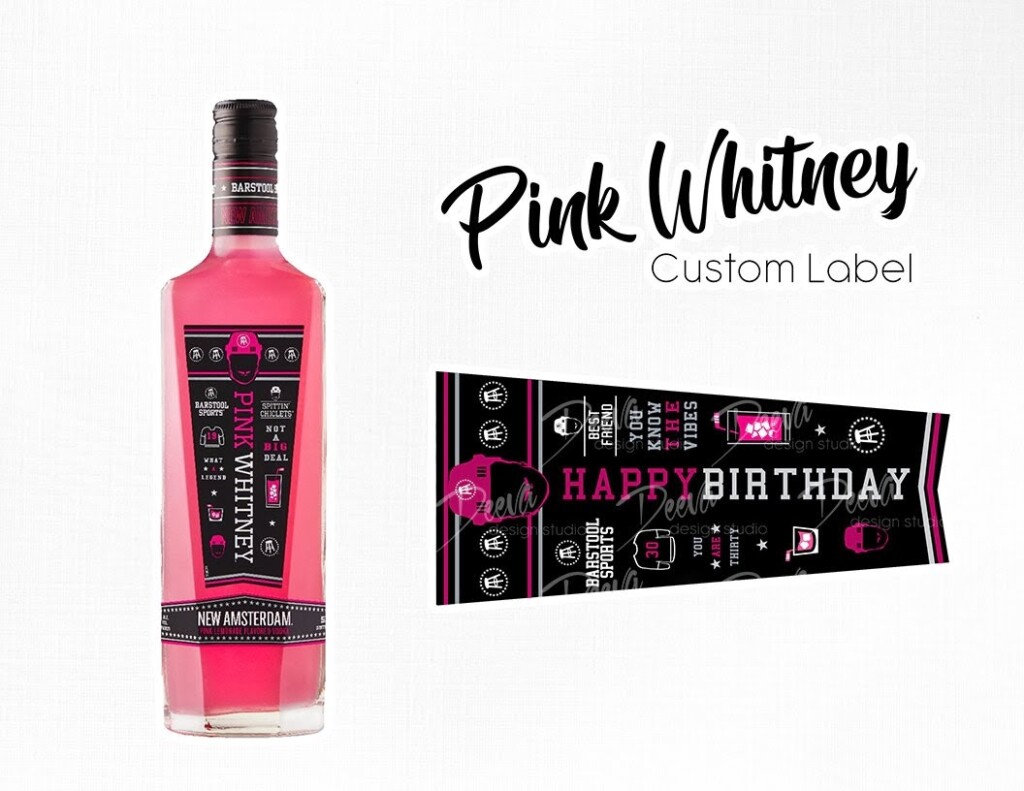 Pink Whitney Label Printable Printable Templates Online By Paul Printable