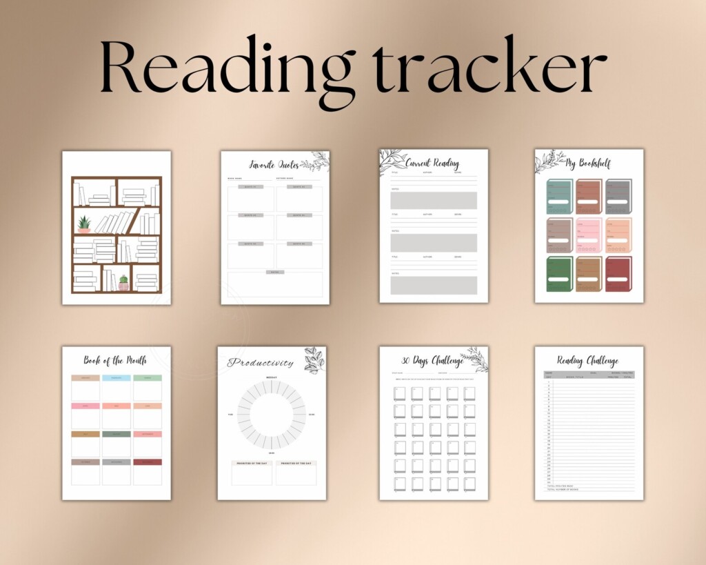 Printable All in one Journal Planner Daily Weekly Planner Habit 
