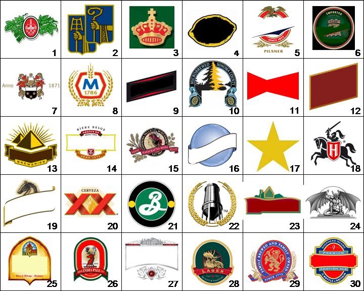 Printable Beer Logo Quiz