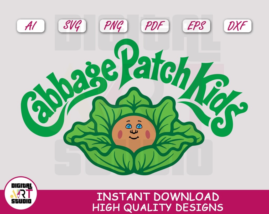 Printable Cabbage Patch Logo