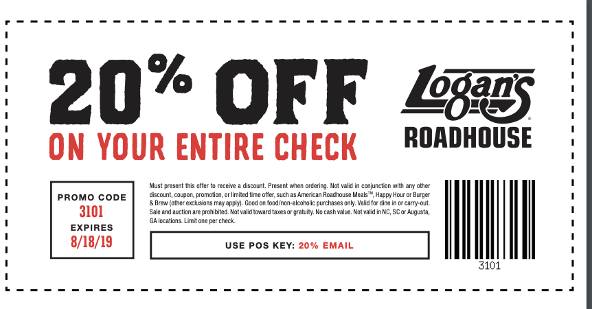 Printable Logans Roadhouse Coupons TUTORE ORG Master Of Documents