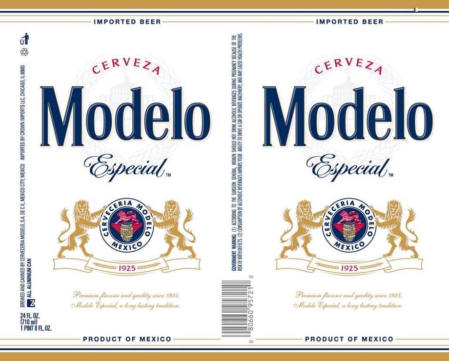Printable Modelo Beer Label