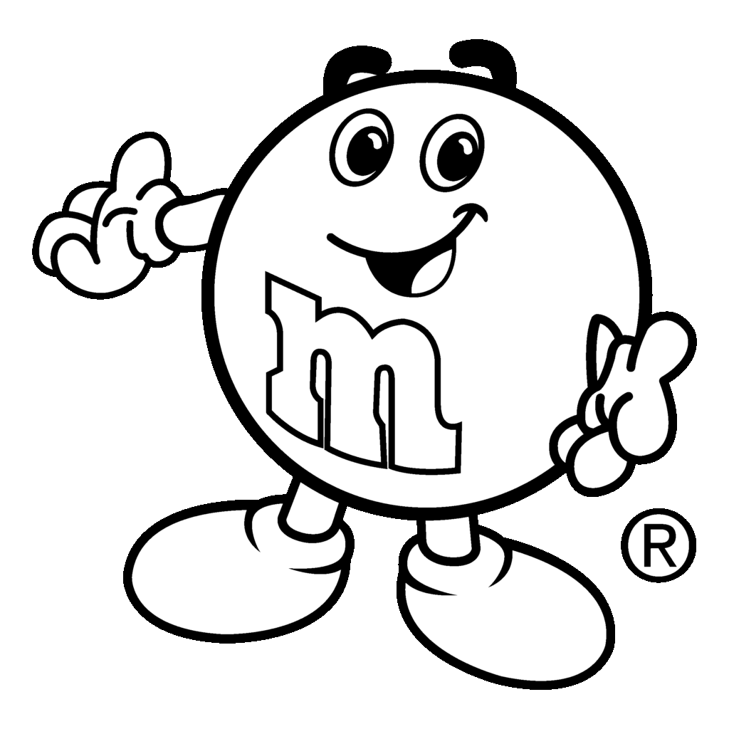 Printable Outline M M Logo