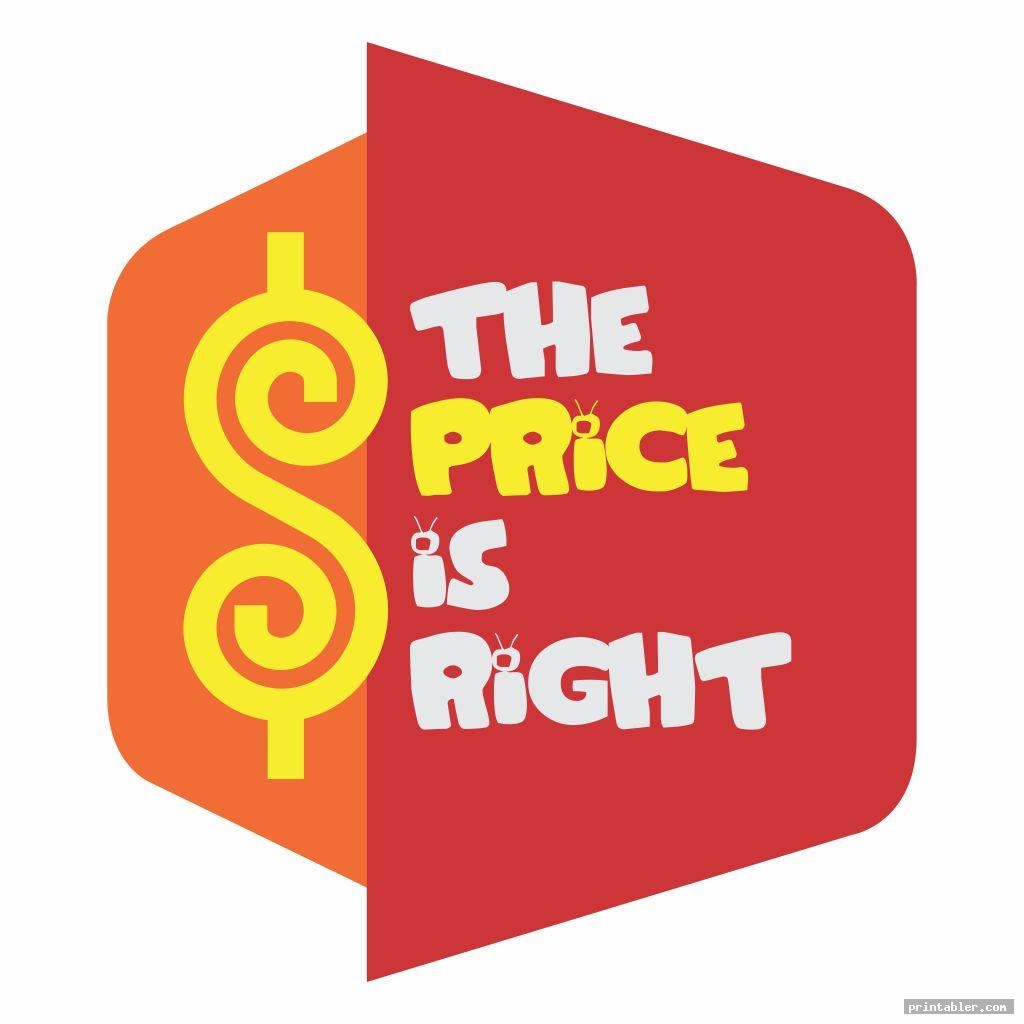 Printable Price Is Right Logo Gridgit
