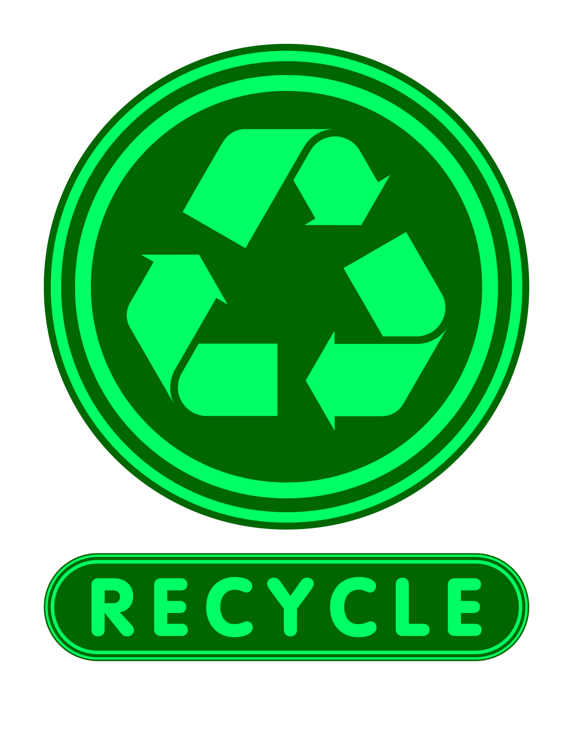 Printable Recycling Symbols