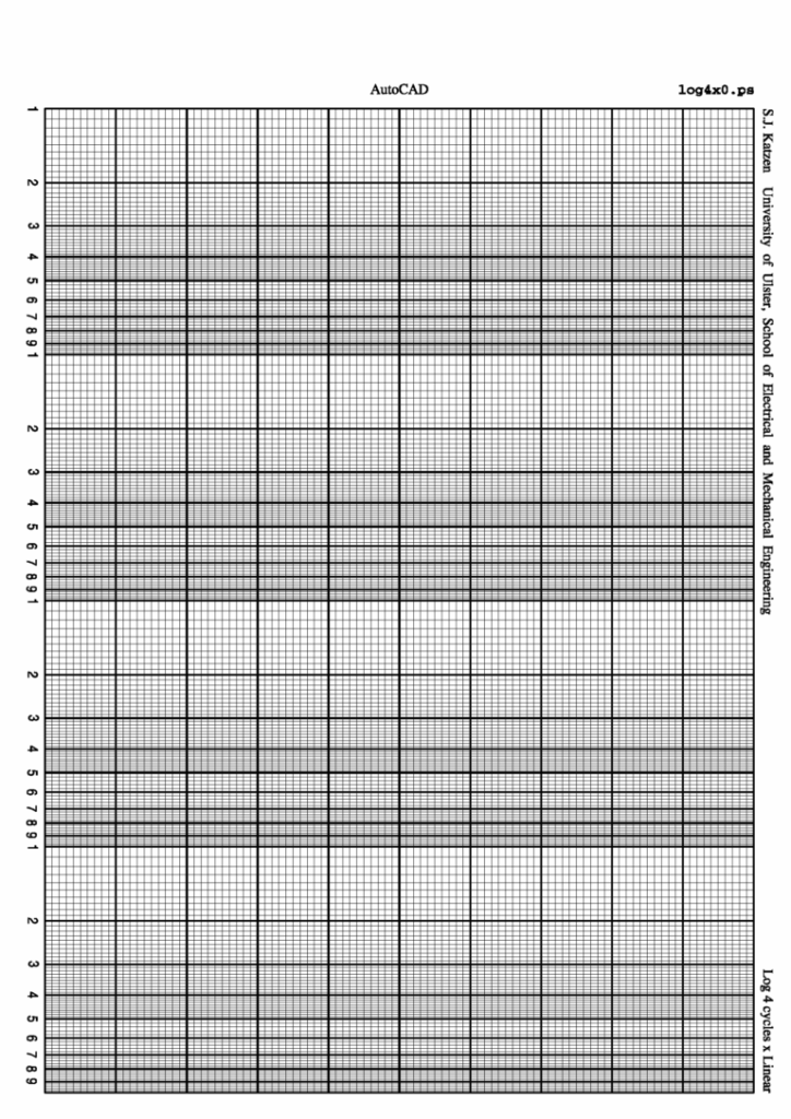 Printable Semi Log Graph Paper