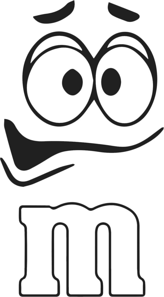 Printable Stencil M m Logo Printable Templates