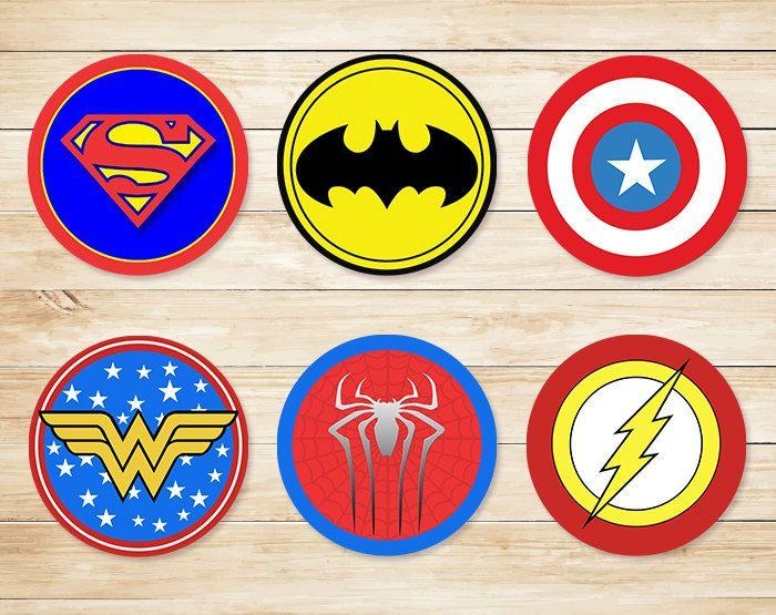 Printable Superhero Logo LogoDix