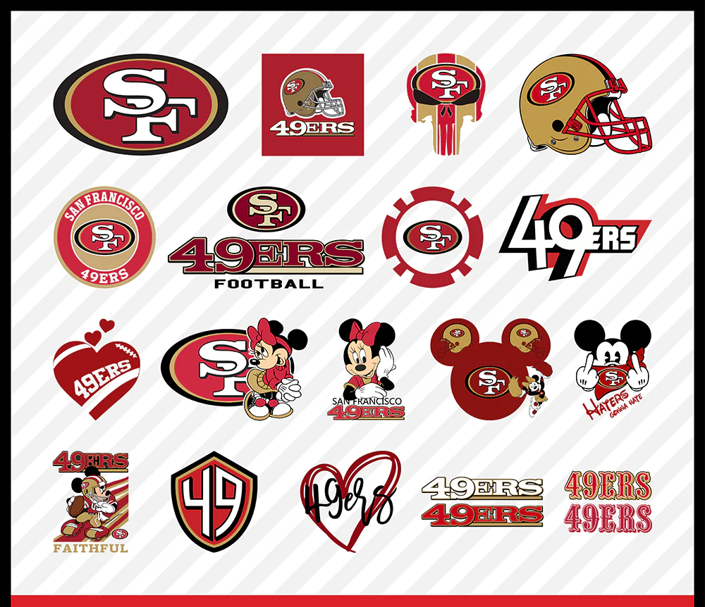 San Francisco 49ers Logo 49ers Svg Cut Files Layered Svg Inspire Uplift