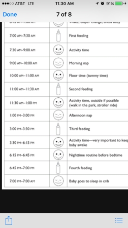 Schedule Question 12 Hours 12 Weeks BabyCenter