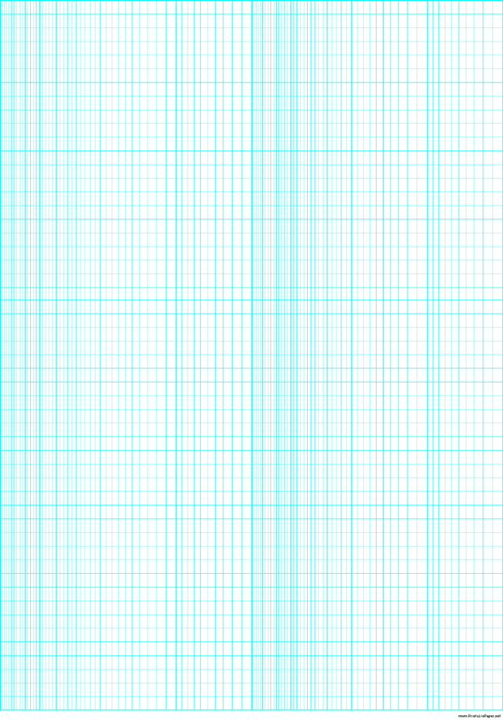 Semi log Paper 52 Divisions Long Axis By 2 cycle Download Printable 