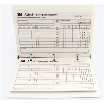 Sterilizer Log Book 3M Attest Steam Log Book 3M Attest Steam