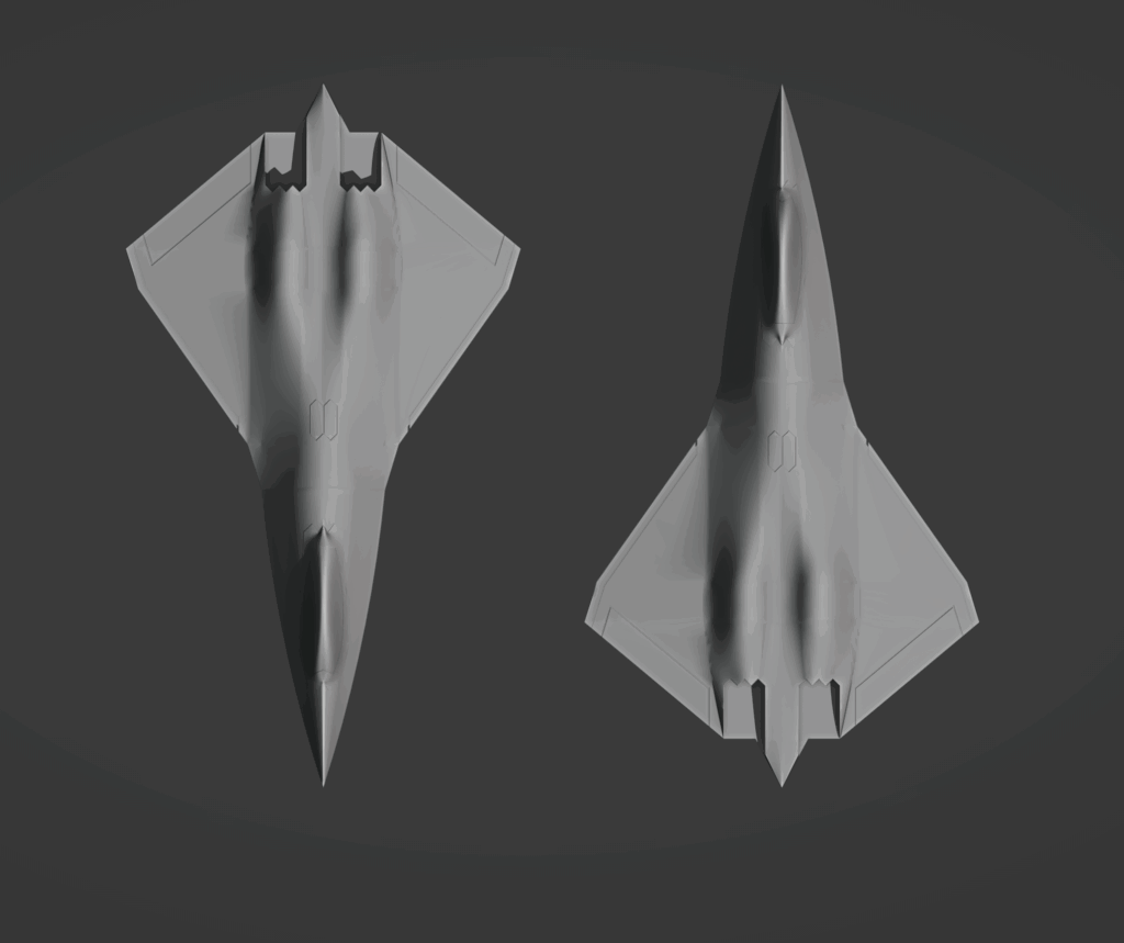 STL File Lockheed Martin NGAD Version 2 3D Printing Idea To 