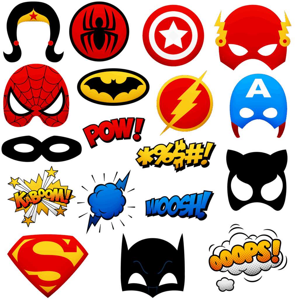Superhero Logos Printable Printable Free Templates