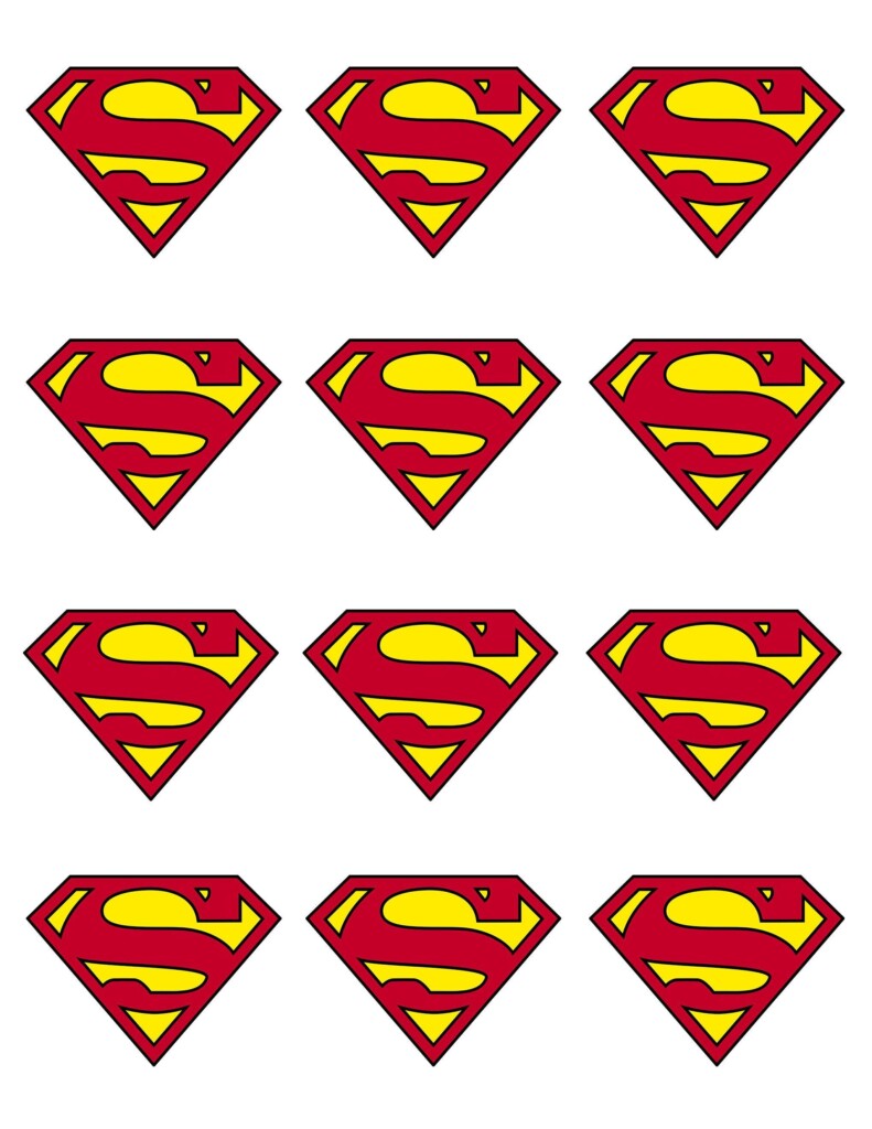 Superman Printable Logo