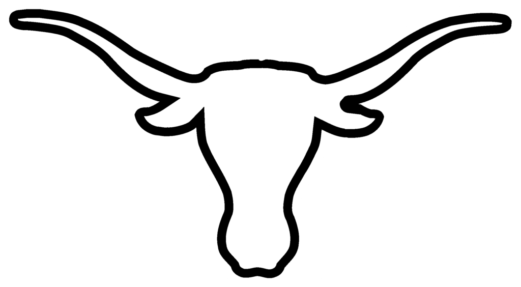 Texas Longhorns Logo Png Black And White Longhorn Logo Clipart Full 