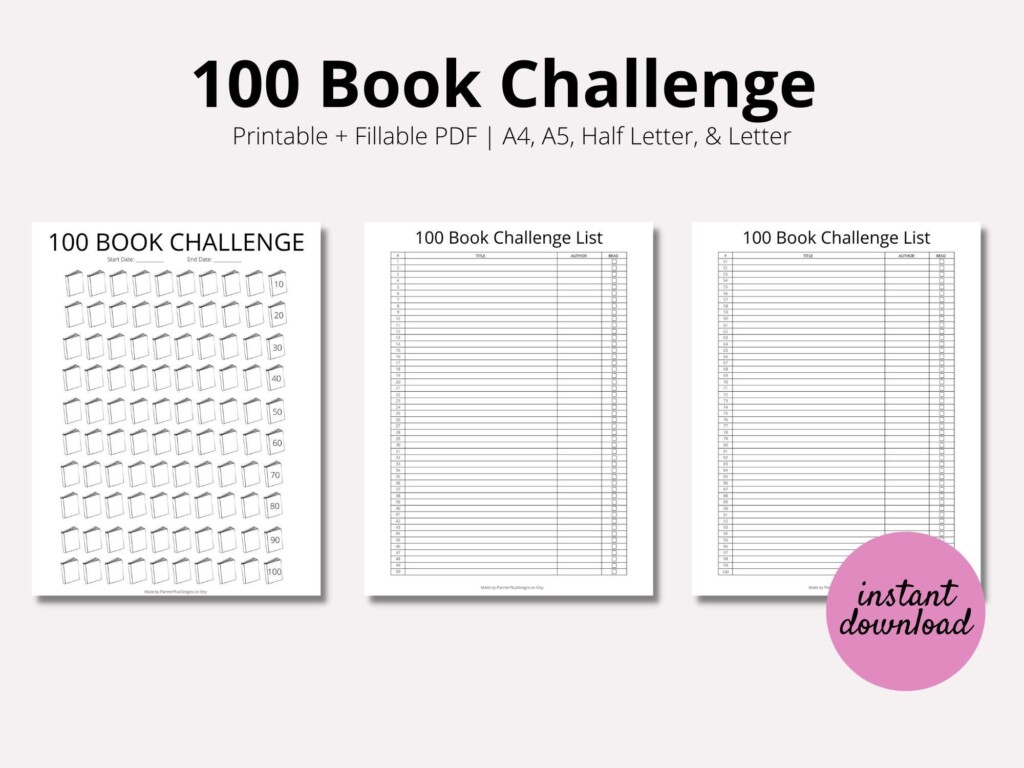Track Your Reading Progress With The 100 Book Challenge