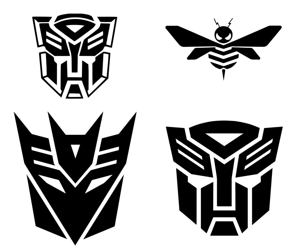 Transformer Bumblebee Logo Emblem SVG And JPEG Cutting Files Etsy