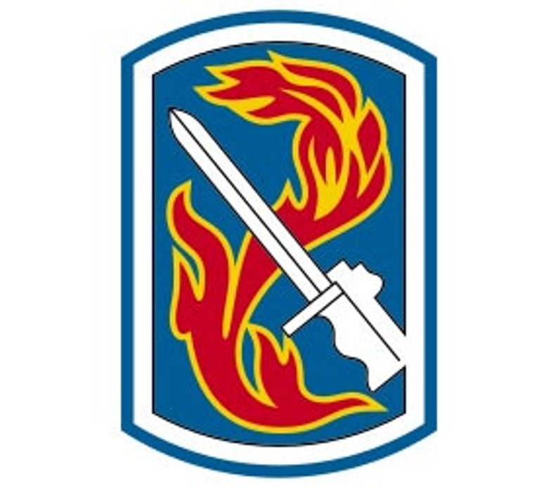 US Army 198th Infantry Brigade Patch Vector Files Dxf Eps Svg Etsy