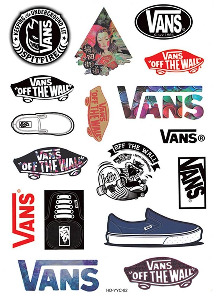 Vans Pegatinas 17pcs Pegatina Port til Pegatina De La Etsy In 2020