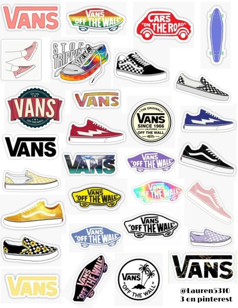 Vans Stickers Vans Stickers Tumblr Stickers Hydroflask Stickers